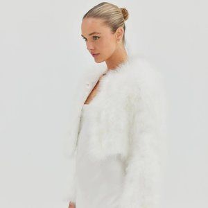 Bubish Bridal Manhattan Crop Jacket - Real Fur